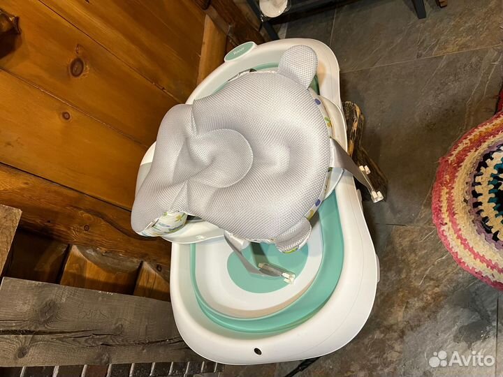 Ванночка для купания, горка и матрасик