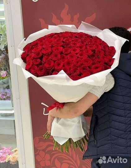 Высокие розы Букеты с доставкой