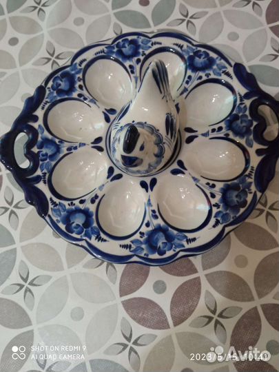 Фарфоровая посуда гжель