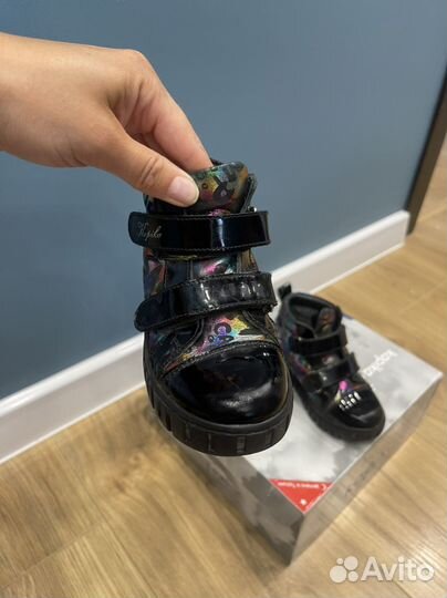 Ботинки демисезонные для девочки 24 размер Kapika