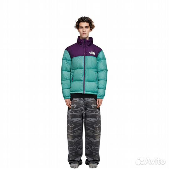 THE north face 1996 Collection Down Jacket Men Purple (42 (XS)