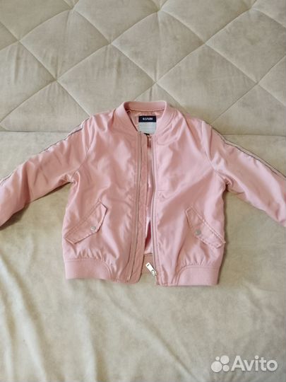 Куртка ветровка бомбер для девочки