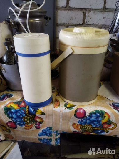 Термос с широким горлом