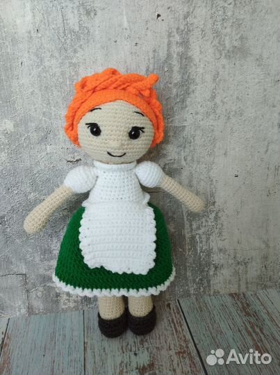 Кукла интерьерная ручной работы Хозяюшка