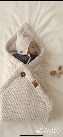 Конверт на выписку, плед, одеяло Loomknits