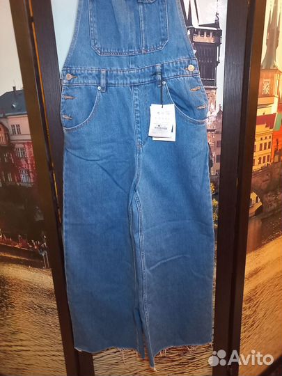 Джинсовый комбинезон Pull&bear