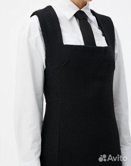 Koton твидовое платье