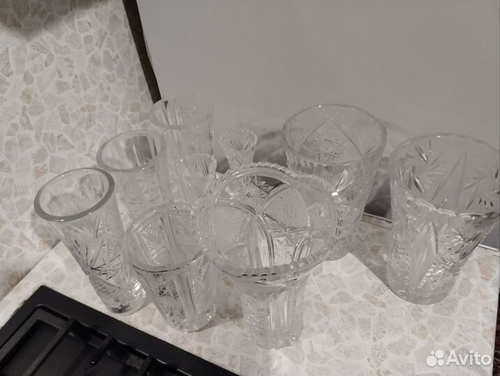 Ваза хрустальная СССР