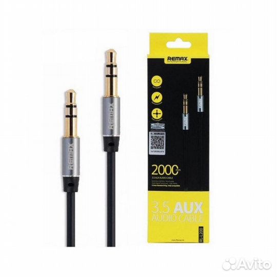 AUX 3.5 Remax RL-L200 (черный)