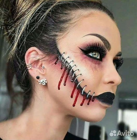 Грим на хеллоуин