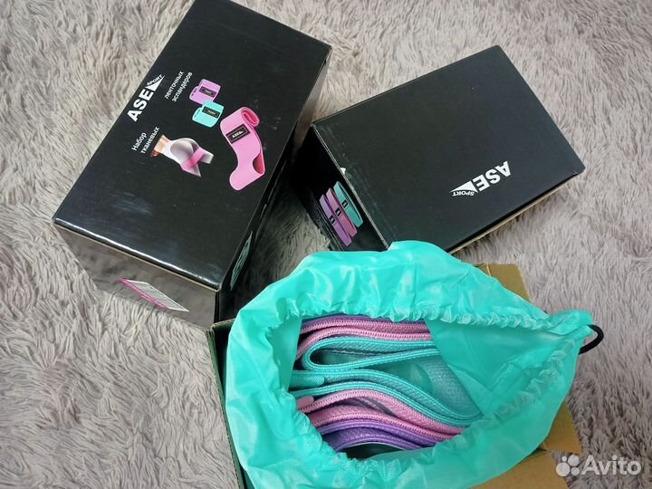 Набор амплитудных резинок для фитнеса новый