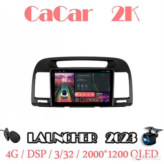 Магнитола 2К на андроиде Toyota Camry xv30 (4/32/Q