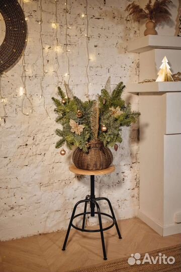 Горшочек из ротанга