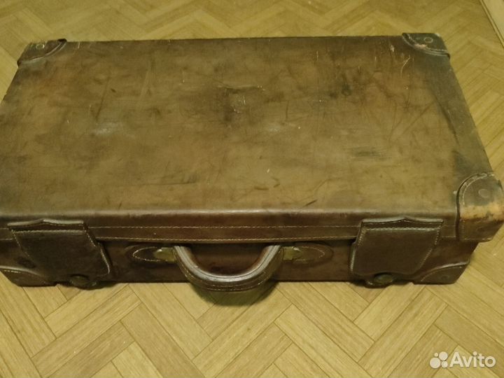 Чемодан офицерский кожанный