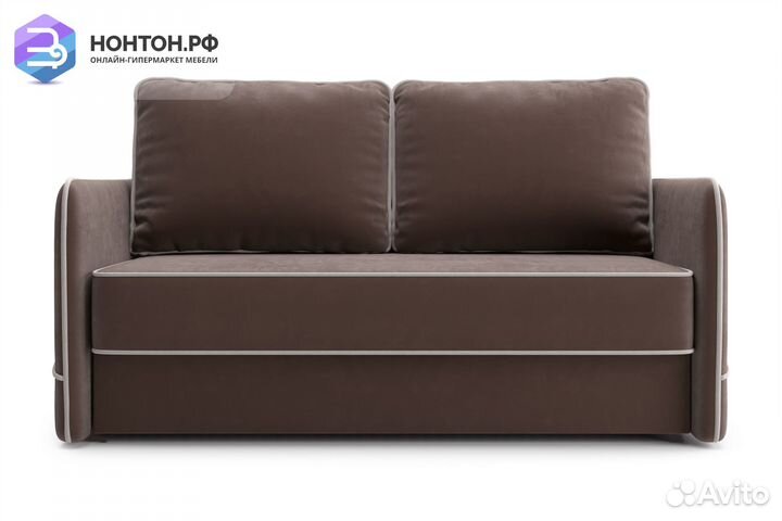 Диван еврокнижка Энерджи коричневый