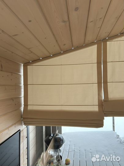 Дизайн и пошив римских штор