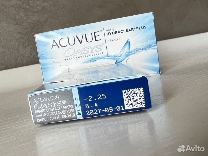 Двухнедельные контактные линзы acuvue oasys