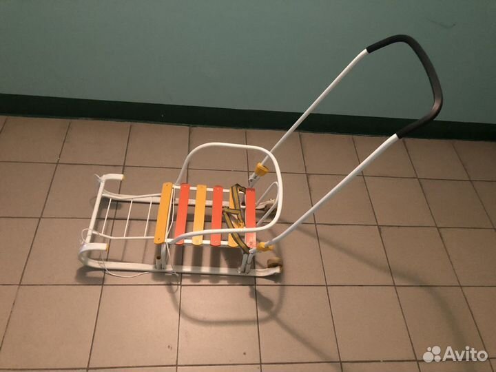 Детские санки с колесами