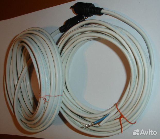 Штекер точка-тире с проводом 6м - 2штуки