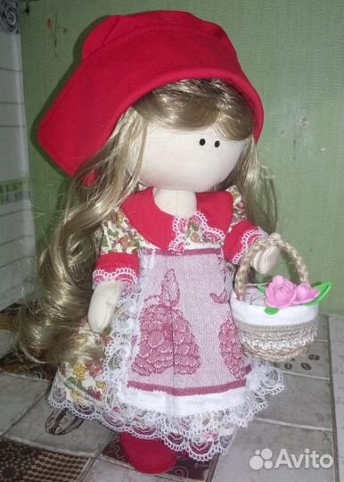 Текстильная интерьерная кукла