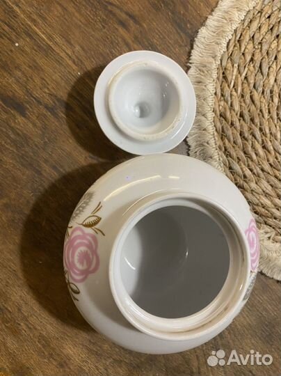 Сахарница и заварочный чайник дулево