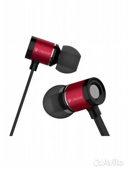 Наушники Celebrat C6 red
