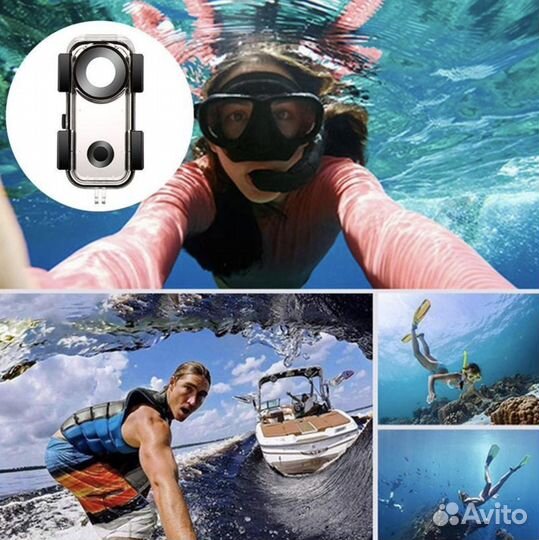 Подводный защитный аквабокс для Insta360 ONE X2