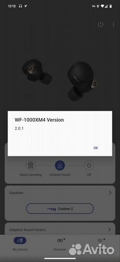 Наушники sony WF-100XM4 черные