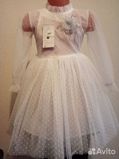 Белое платье для девочки