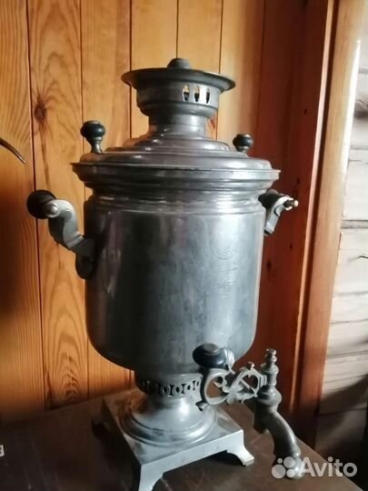 Самовар на дровах старинный
