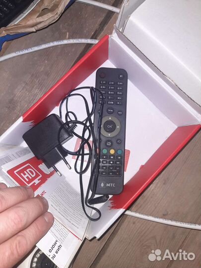 Пульт, блок питание от тв приставки