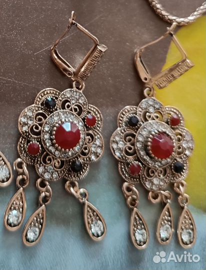 Серьги с подвеской