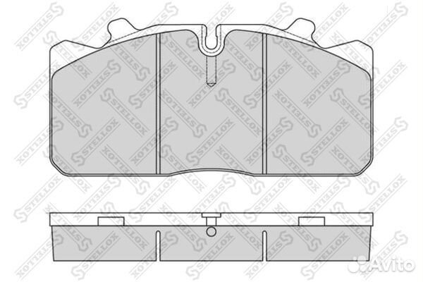 85-11416-SX колодки дисковые с 4 пластинами, 2