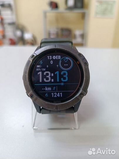 Умные Часы Garmin Fenix X6 Pro Solar Titanium