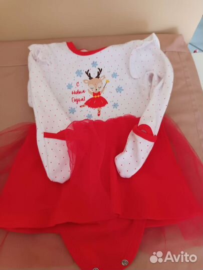 Новогодние костюмы для малышей 1-3 мес