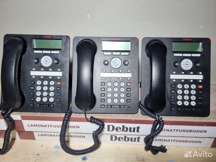 Avaya 1608-I BLK-IP-телефон с бп