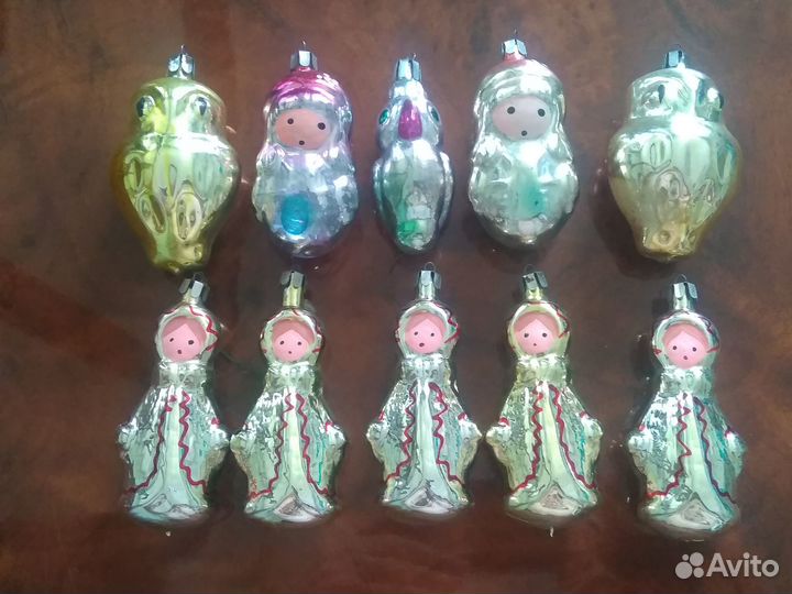 Ёлочные игрушки из СССР Коллекционные