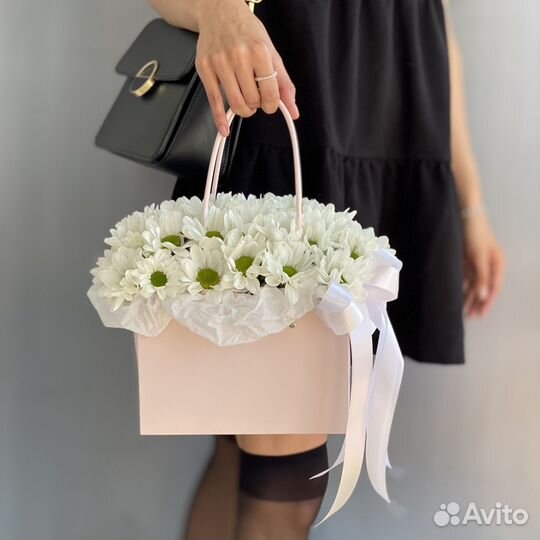 Композиция из хризантем. Доставка цветов 24/7