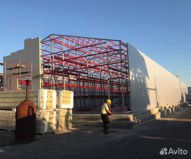 Быстровозводимые склады на базе стеллажей