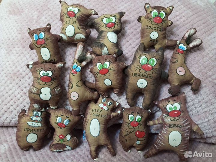 Кофейные котики, зайцы, совушки