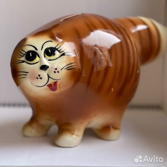 Копилка керамическая кошка 31 см большая