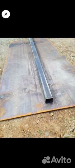 Лист стальной металлический 7 мл