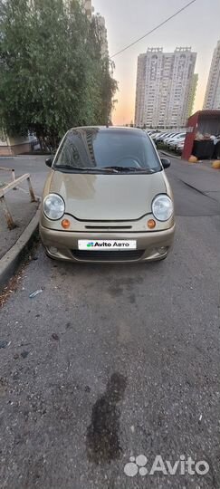 Daewoo Matiz 0.8 AT, 2007, битый, 208 561 км