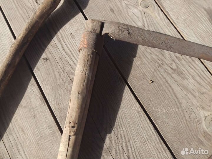 Ножовка, серп, грабли, коса, дрель СССР