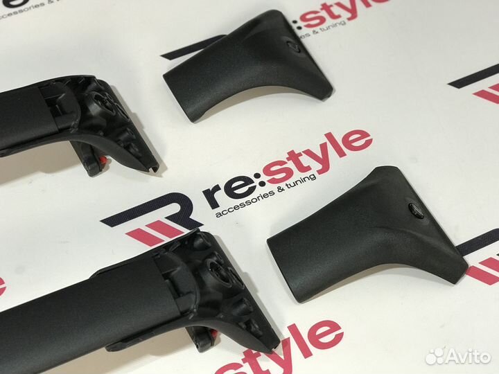 Рейлинги поперечные Toyota Fortuner 16-19г Черные