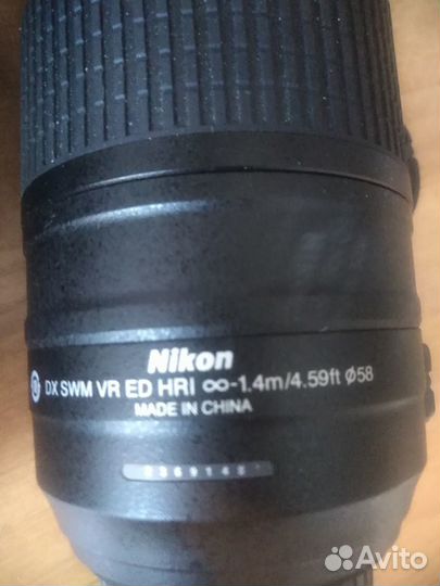 Фотоаппарат Nikon d3100+Объектив 55-300 mm