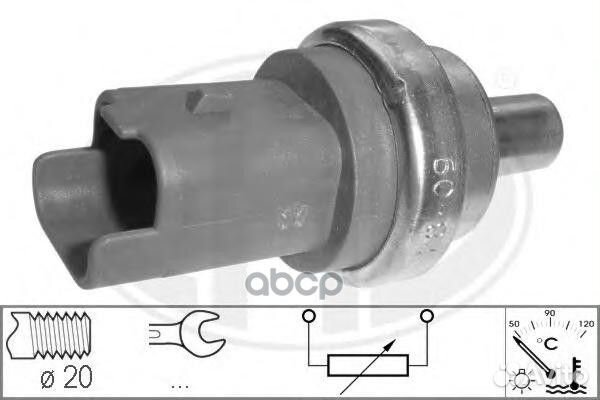 Датчик температуры ож citroen/peugeot ford dise