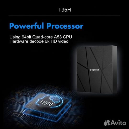 Смарт тв приставка T95H 2/16 GB