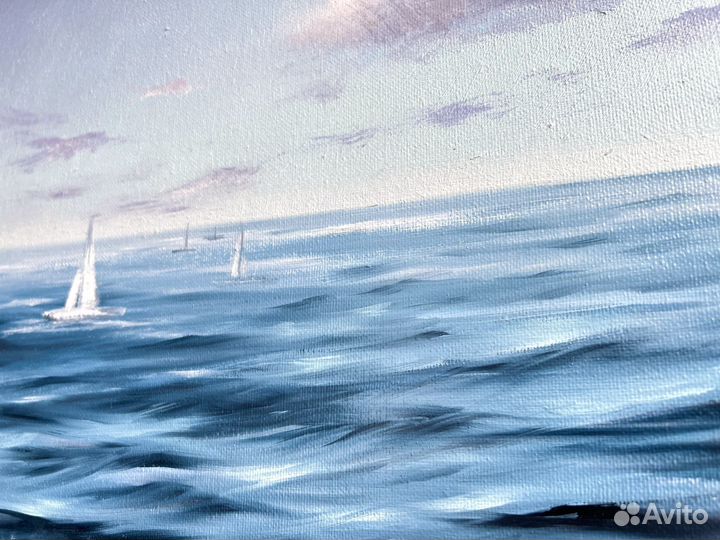 Карина маслом на холсте Морской пейзаж Море маслом
