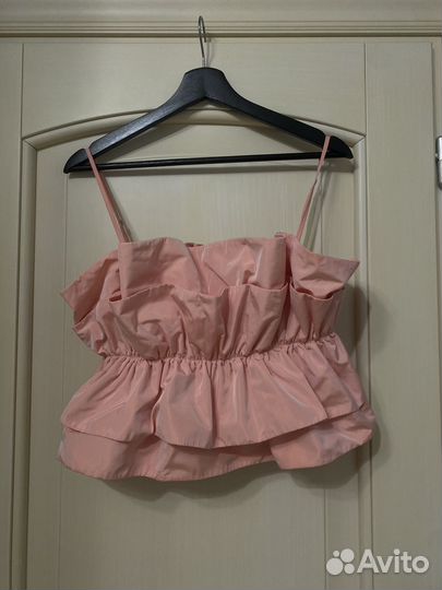 Розовый топ zara